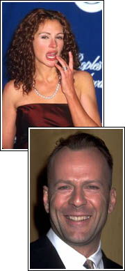 Julia Roberts e Bruce Willis