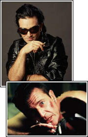 Bono e Mel Gibson