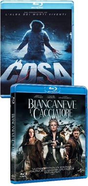 Il prequel de La cosa e la Biancaneve di Kristen Stewart in blu-ray per Universal