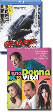 Shark 3D e Una donna x la vita in home video per Warner