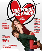 Al cinema Una donna per amica con Fabio De Luigi e Laetitia Casta