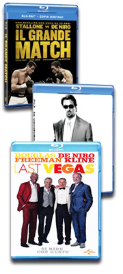 Tre nuovi blu-ray per gli invecchiati De Niro e Stallone