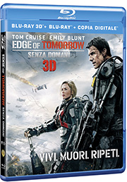 Il fantascientifico Tom Cruise senza domani in blu-ray 3D