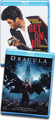Dracula untold e Get on up-La storia di James Brown con tanti extra in blu-ray