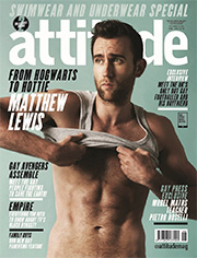 Matthew Lewis posa in versione sexy per una rivista