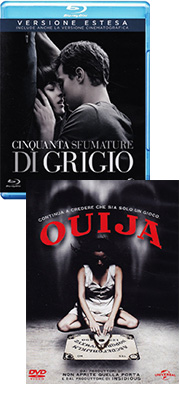 Universal da brivido con 50 sfumature di grigio e Ouija in home video