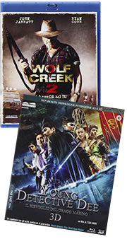 In blu-ray i nuovi capitoli di Wolf creek e Detective Dee