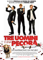 Locandina del film Tre uomini e una pecora - Un matrimonio da incubo