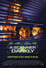 Locandina del film A scanner darkly  Un oscuro scrutare (US)