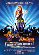 Locandina del film Hannah Montana & Miley Cyrus: Best of Both Worlds Concert