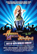 Locandina del film Hannah Montana/Miley Cyrus: Best of Both Worlds Concert Tour (US)