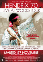 Locandina del film Hendrix 70. Live at Woodstock