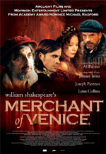 Locandina del film Il mercante di Venezia (US)