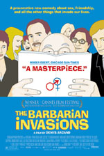Locandina del film Le invasioni barbariche (US)