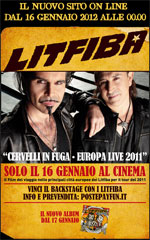 Locandina del film Litfiba Day - Cervelli in Fuga  Europa Live 2011