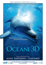 Locandina del film Oceani 3d