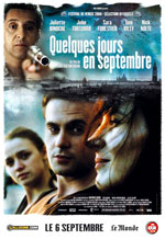 Locandina del film Quelques jours en septembre (FR)