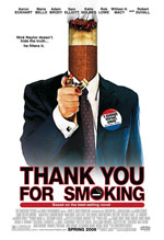 Locandina del film Thank you for smoking (US)