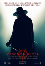 Locandina del film V per vendetta (US)