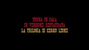 Video trilogia in versione restaurata (2014)