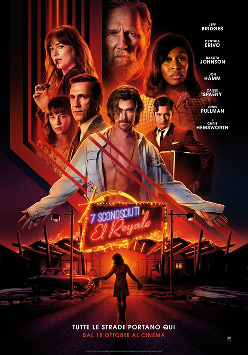 Poster del film 7 sconosciuti a El Royale