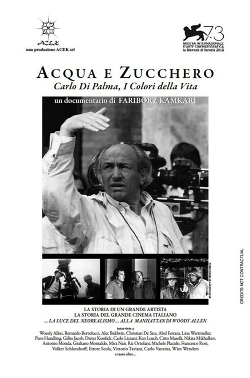 Poster del film Acqua e Zucchero - Carlo di Palma: I colori della vita