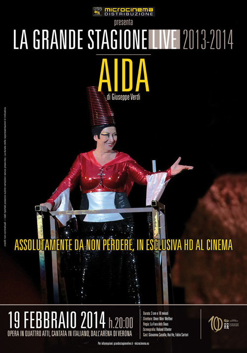 Poster del film Aida di Giuseppe Verdi