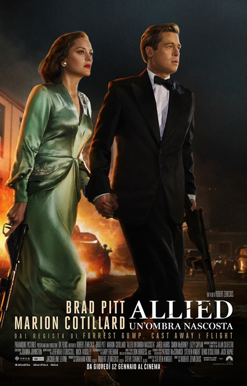 Poster del film Allied - Un'ombra nascosta