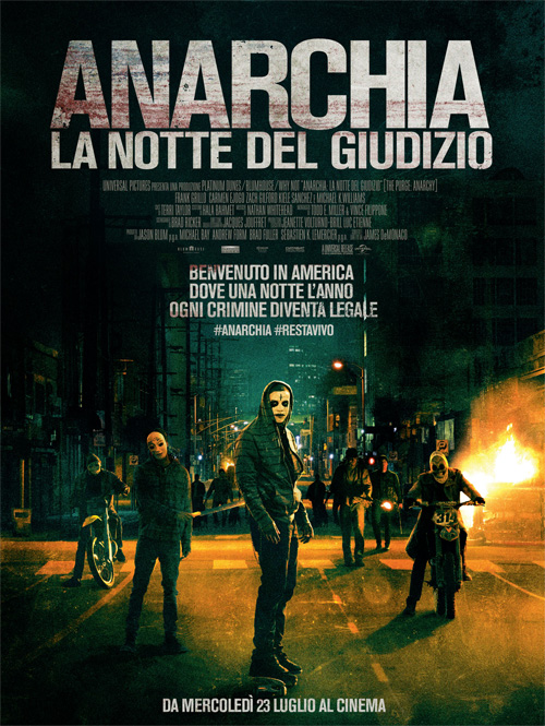 Poster del film Anarchia - La Notte del Giudizio