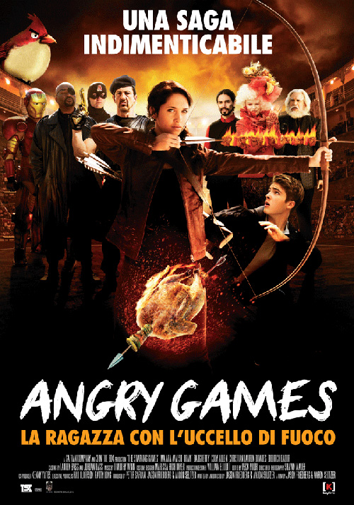 Poster del film Angry Games - La ragazza con l'uccello di fuoco