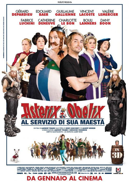 Poster del film Asterix e Obelix al servizio di sua maest