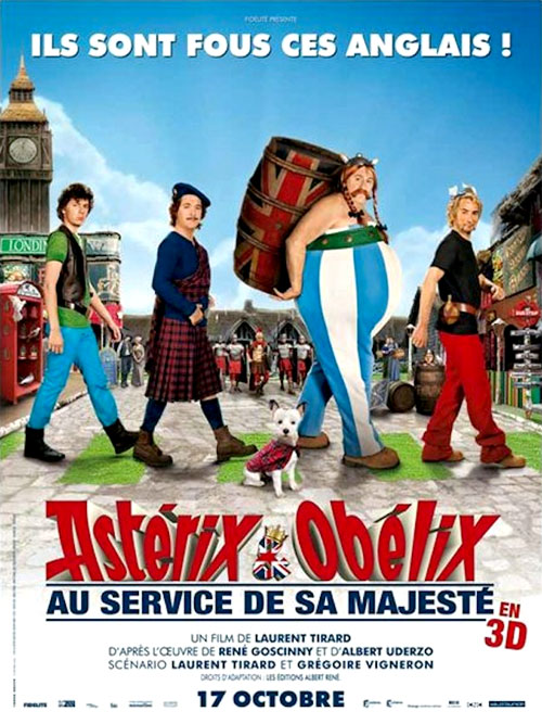 Poster del film Asterix e Obelix al servizio di sua maest