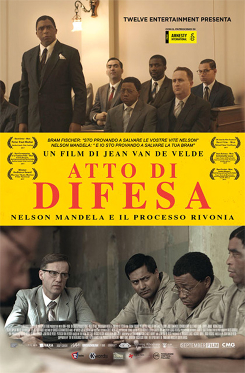 Poster del film Atto di difesa - Nelson Mandela e il processo Rivonia