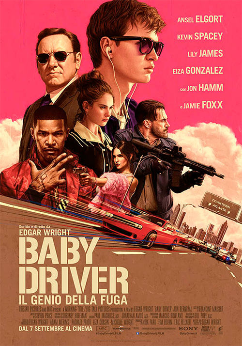 Poster del film Baby Driver - Il genio della fuga