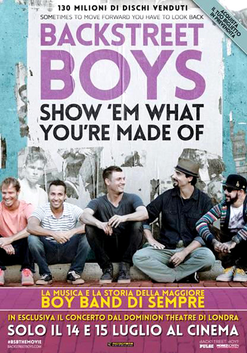 Poster del film Backstreet Boys: Show 'em What You'Re Made Of