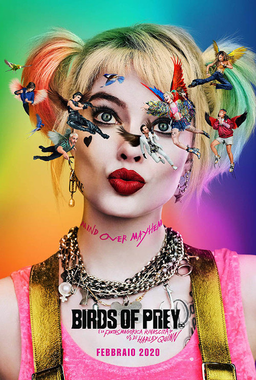 Poster del film Birds of Prey e la fantasmagorica rinascita di Harley Quinn