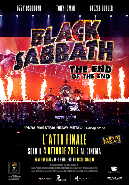 Poster del film Black Sabbath The End Of The End