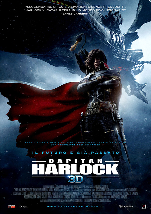 Poster del film Capitan Harlock 3D