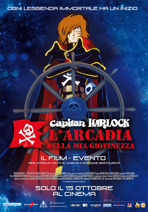 Poster del film Capitan Harlock - L'Arcadia della mia Giovinezza