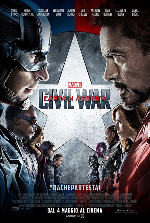 Poster del film Captain America: Civil War