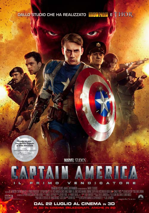 Poster del film Captain America: Il primo vendicatore