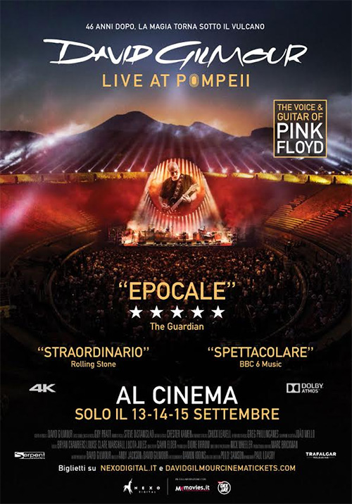 Poster del film David Gilmour Live At Pompeii