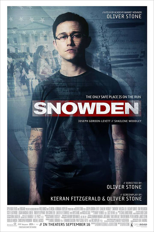 Poster del film Snowden (US)