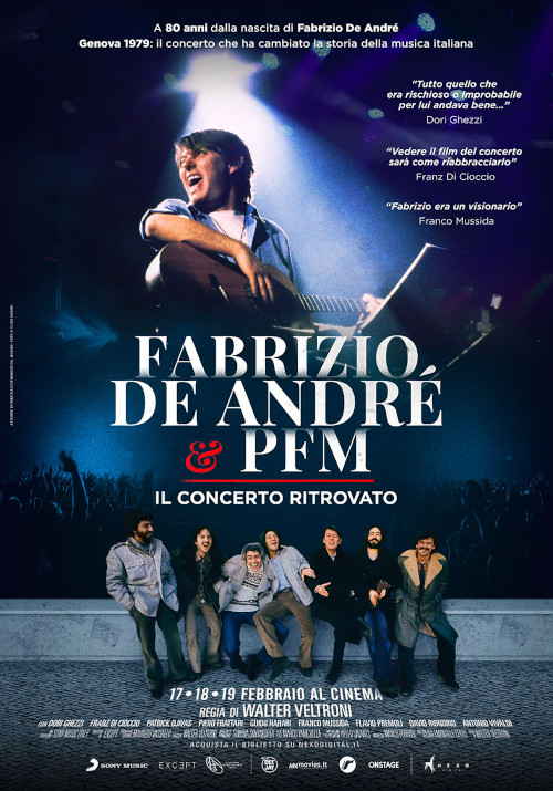 Poster del film Fabrizio De Andr e PFM - Il concerto ritrovato