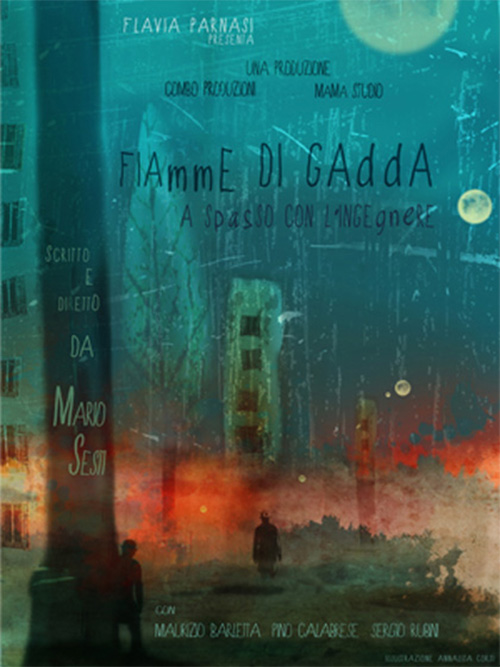 Poster del film Fiamme di Gadda. A spasso con l'ingegnere