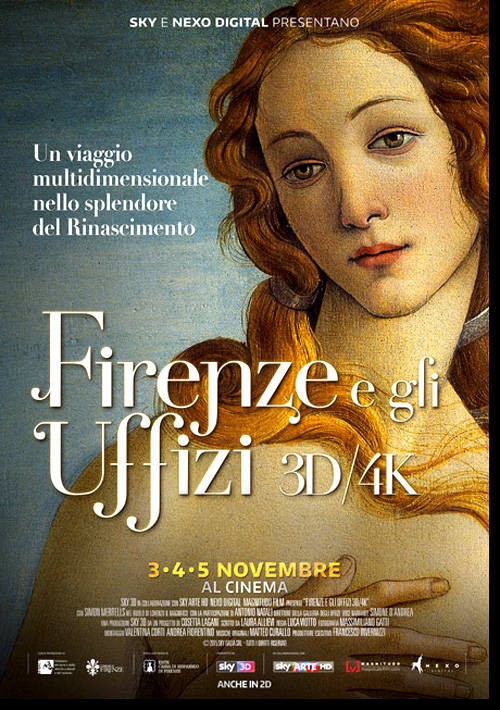 Poster del film Firenze e gli Uffizi 3D/4K