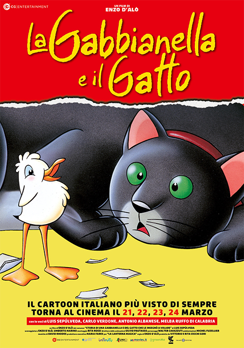 Poster del film La Gabbianella e il Gatto