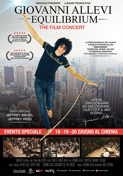 Poster del film Giovanni Allevi: Equilibrium - The Film Concert