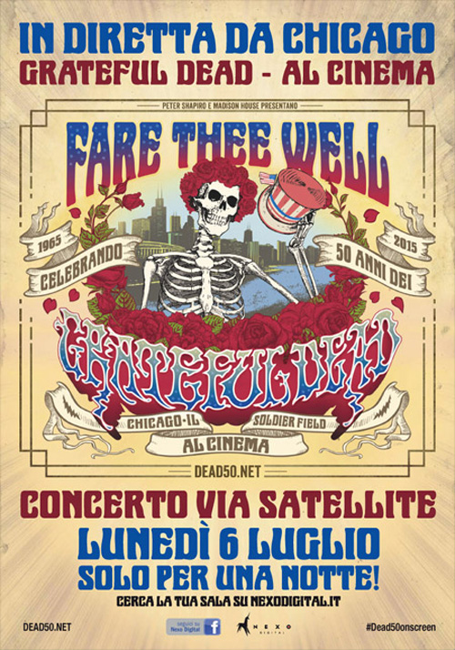 Poster del film Grateful Dead - Fare Thee well Live