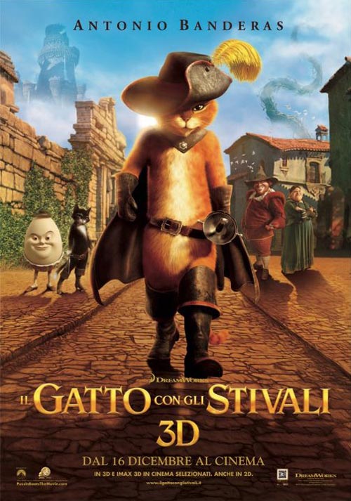 Poster del film Il Gatto con gli Stivali